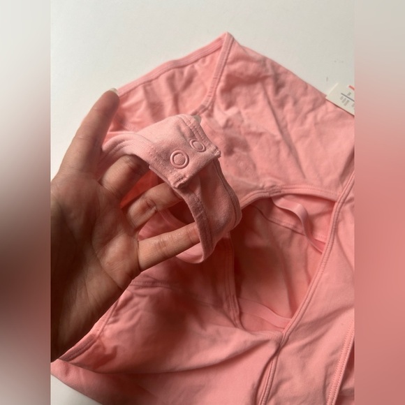 Colsie Women's Balletcore Pink Thong Bodysuit - S NWT - Picture 5 of 7